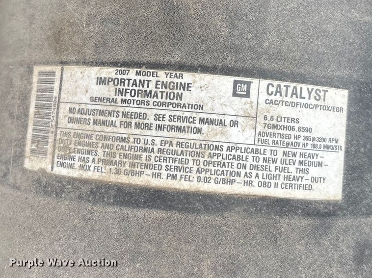 image for item EA4749 2007 Chevrolet Silverado 2500HD LT Crew Cab pickup truck