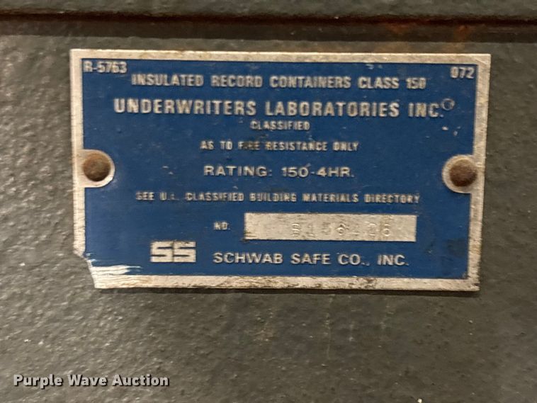 image for item EA5486 (2)  Schwab Safe Databank safes