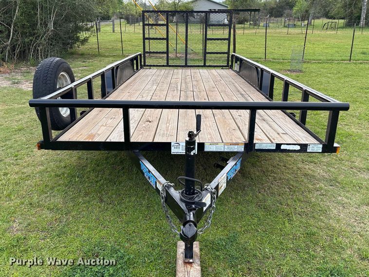 image for item EA7268 2017 Top Hat Industries MP18X7-7E-C utility trailer