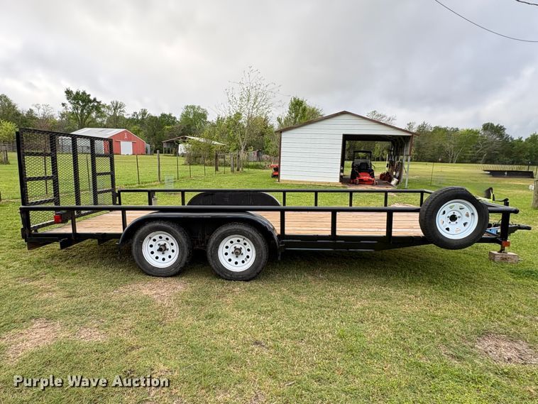 image for item EA7268 2017 Top Hat Industries MP18X7-7E-C utility trailer