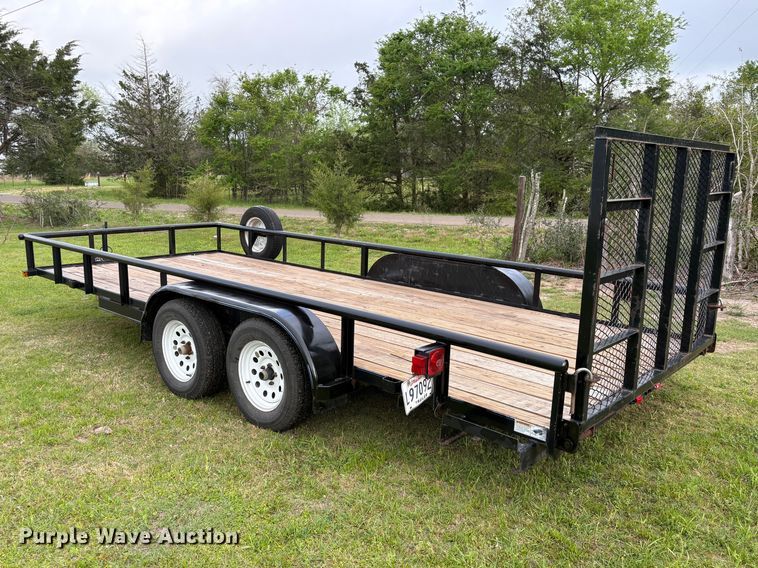 image for item EA7268 2017 Top Hat Industries MP18X7-7E-C utility trailer