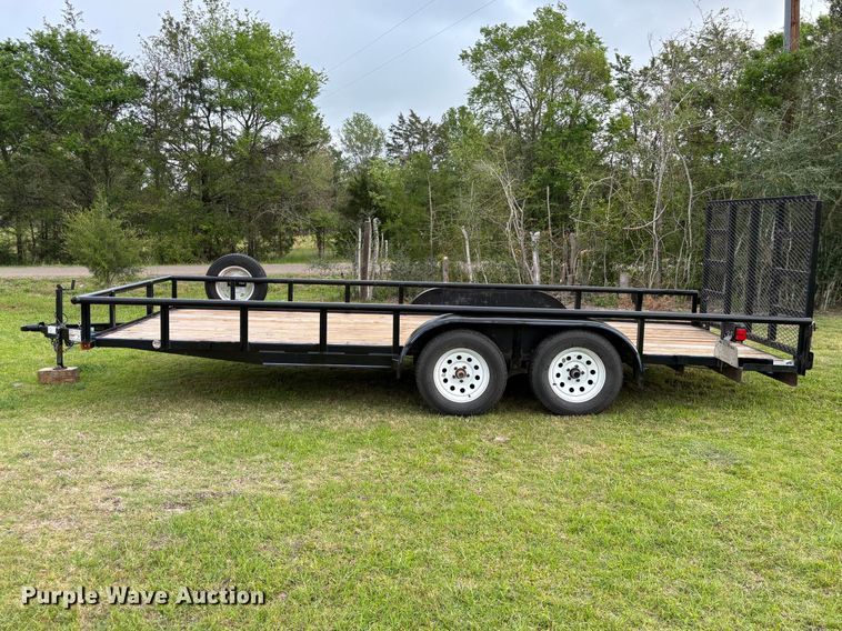 image for item EA7268 2017 Top Hat Industries MP18X7-7E-C utility trailer