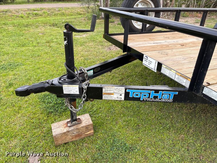 image for item EA7268 2017 Top Hat Industries MP18X7-7E-C utility trailer