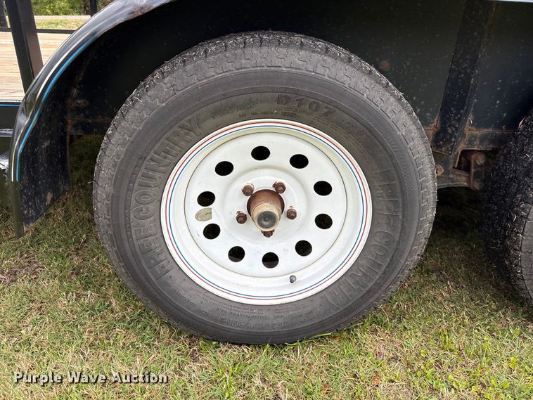 image for item EA7268 2017 Top Hat Industries MP18X7-7E-C utility trailer