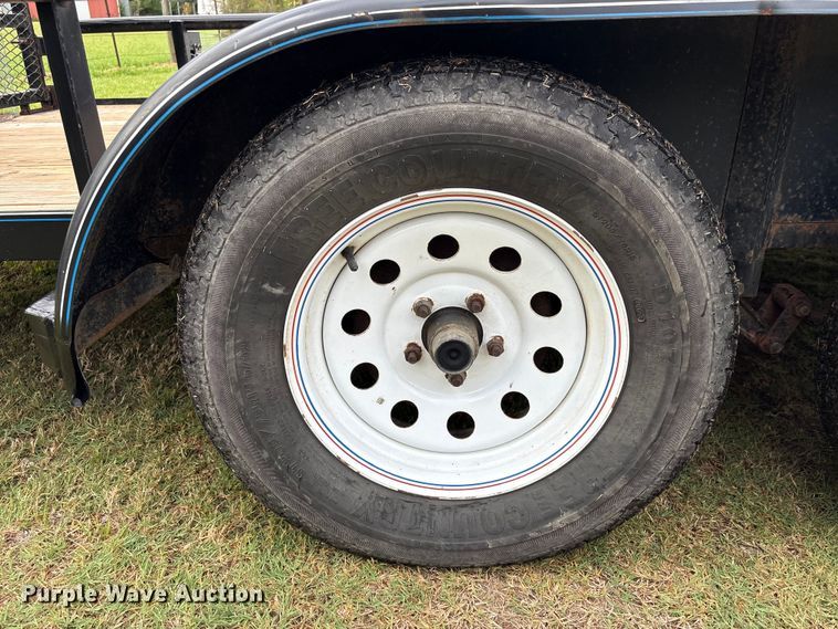 image for item EA7268 2017 Top Hat Industries MP18X7-7E-C utility trailer