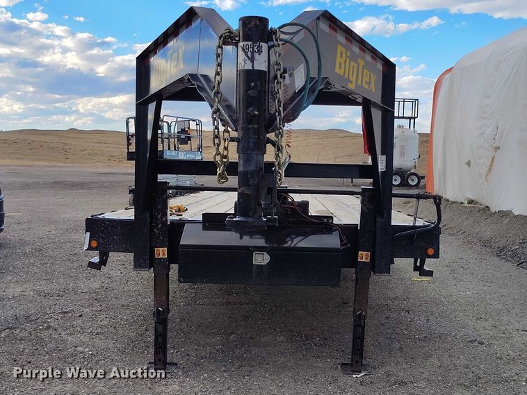 image for item EC8999 2022 Big Tex 14GN-35+5 equipment trailer