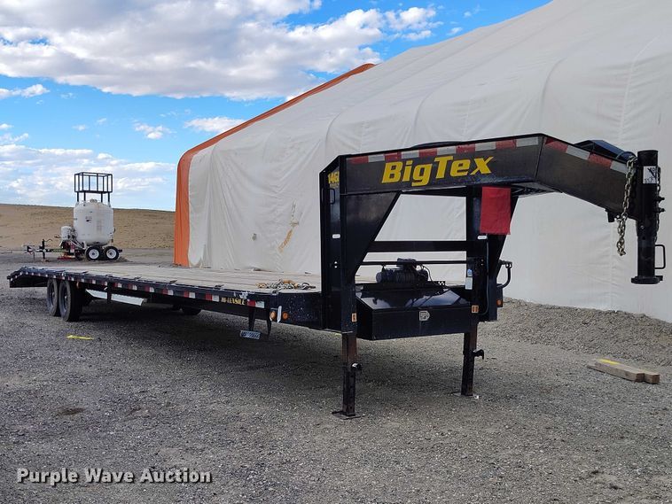 image for item EC8999 2022 Big Tex 14GN-35+5 equipment trailer