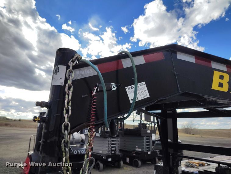 image for item EC8999 2022 Big Tex 14GN-35+5 equipment trailer