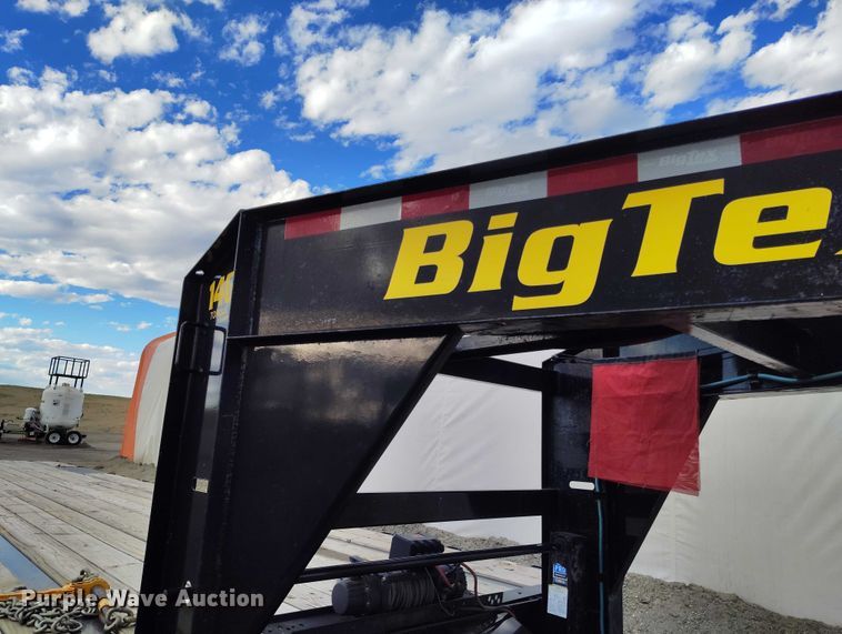 image for item EC8999 2022 Big Tex 14GN-35+5 equipment trailer