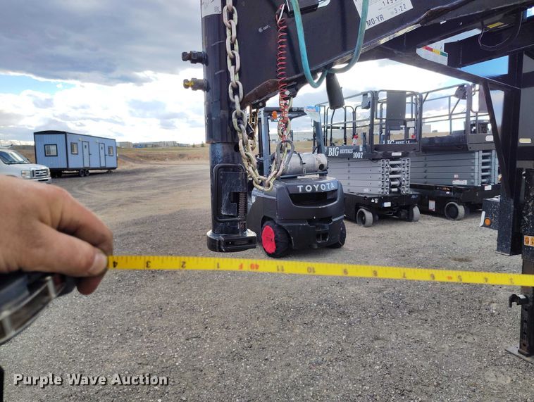 image for item EC8999 2022 Big Tex 14GN-35+5 equipment trailer