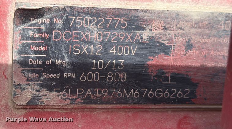 image for item ED5132 2014 Peterbilt 365 roll-off container truck