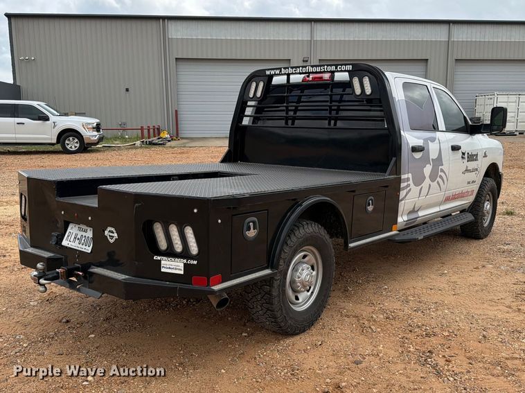 image for item ED5153 2022 RAM 2500 Crew Cab dump flatbed pickup truck