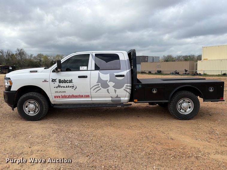 image for item ED5153 2022 RAM 2500 Crew Cab dump flatbed pickup truck