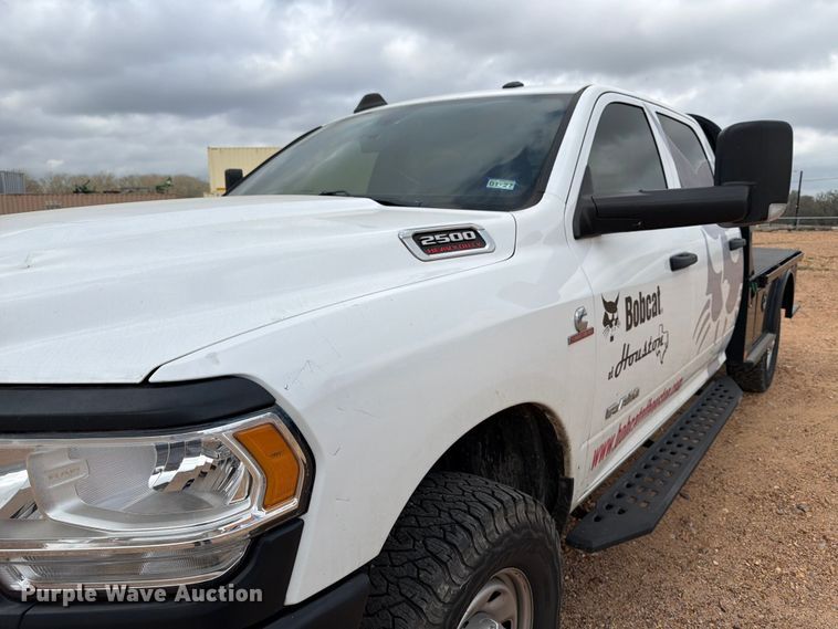 image for item ED5153 2022 RAM 2500 Crew Cab dump flatbed pickup truck