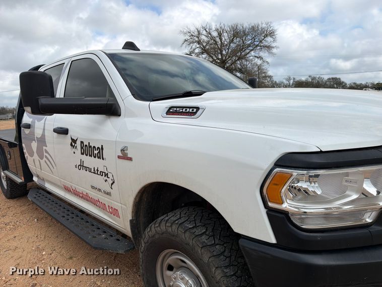 image for item ED5153 2022 RAM 2500 Crew Cab dump flatbed pickup truck