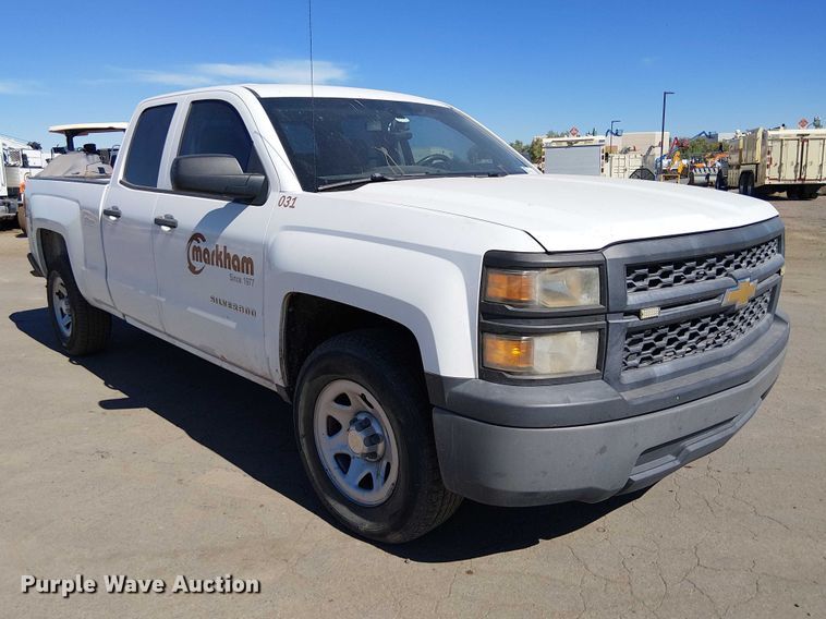 image for item EE5242 2015 Chevrolet Silverado 1500 Ext. Cab pickup truck