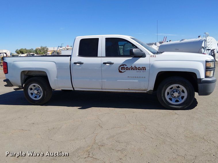 image for item EE5242 2015 Chevrolet Silverado 1500 Ext. Cab pickup truck