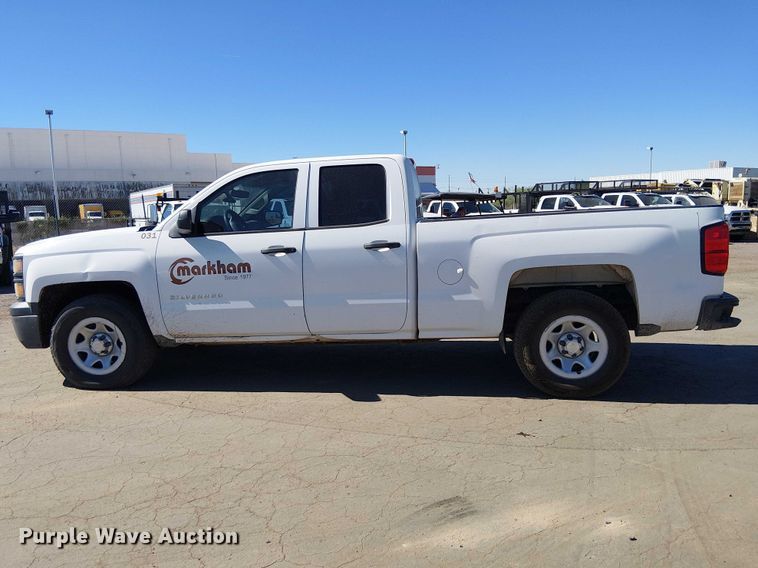 image for item EE5242 2015 Chevrolet Silverado 1500 Ext. Cab pickup truck