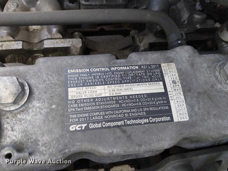 image for item EE5288 2017 UniCarriers PF50 forklift