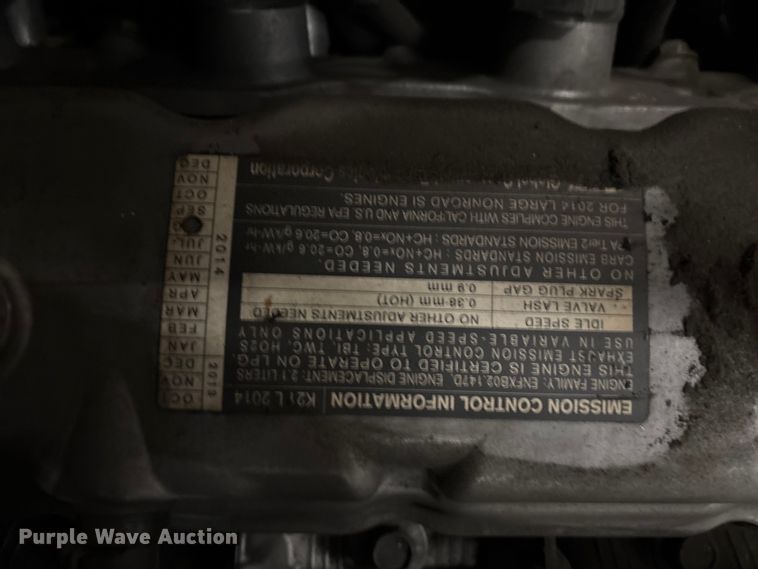 image for item EF1080 2014 Nissan CF30LP forklift