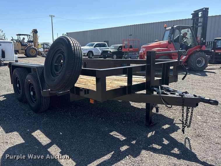 image for item EG8887 1998 Falcon Trailerworks  utility trailer