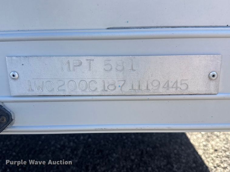 image for item EG8888 2007 Wells Cargo  enclosed cargo trailer