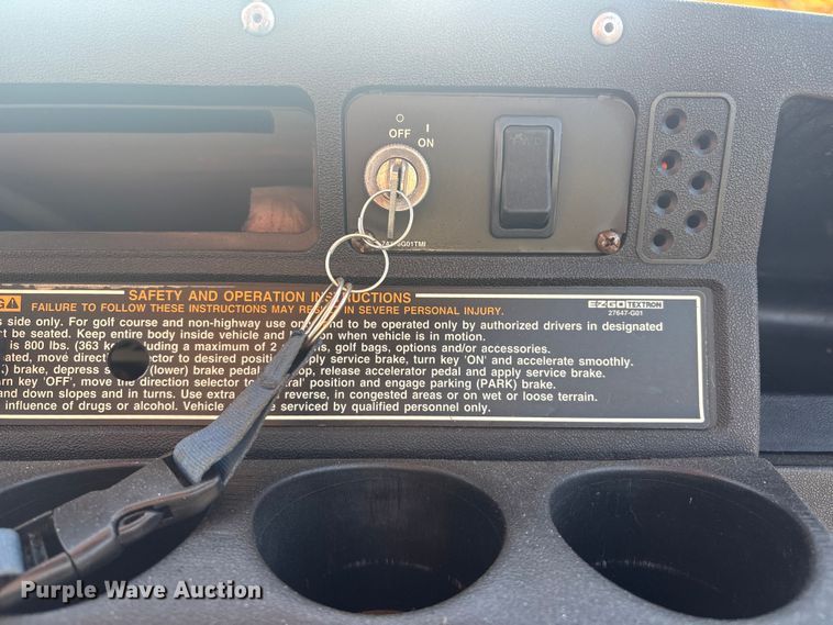 image for item EG8951 2015 EZ Go E103 golf cart