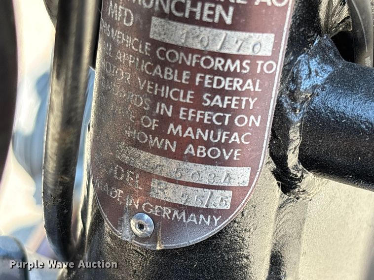 image for item EO4127 1971 BMW R 75/5 motorcycle