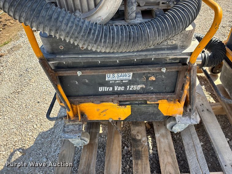 image for item EO4156 (2) U.S. Saws Ultra Vac 1250 vacuums