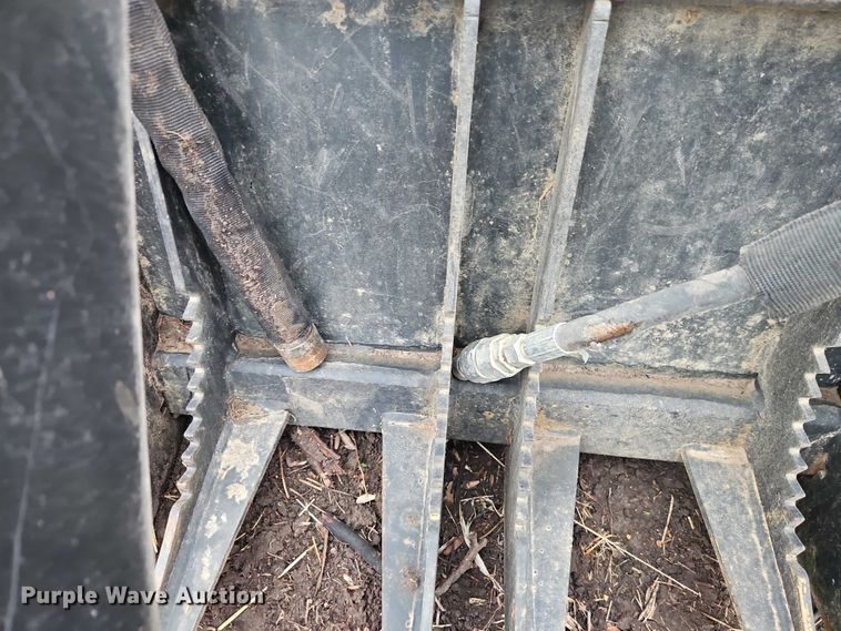 image for item EO7197 Heavy Grass Fork Grapple 78 in skid steer grapple bucket