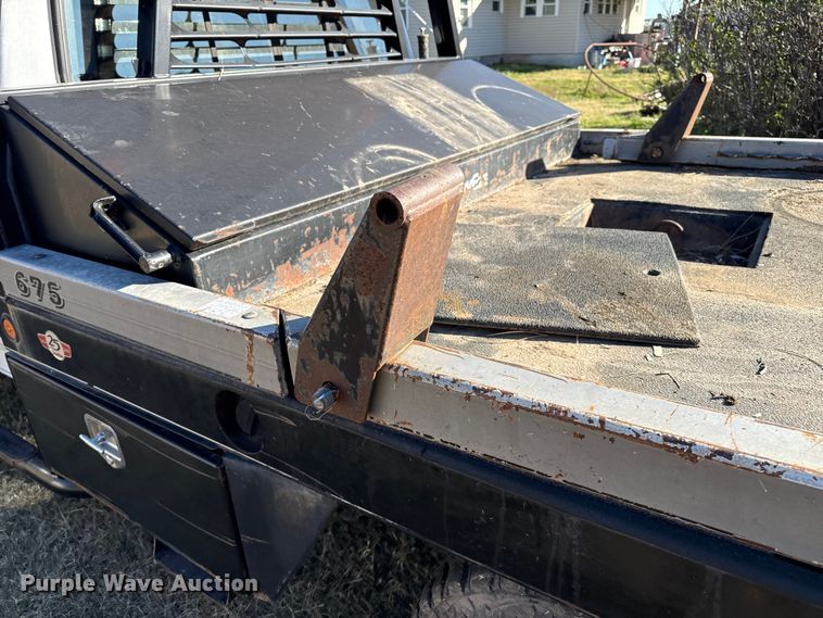 image for item EP0871 1996 Ford F350 XL Crew Cab bale bed pickup truck