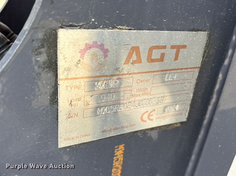 image for item ES8765 2024 AGT MX15R mini excavator