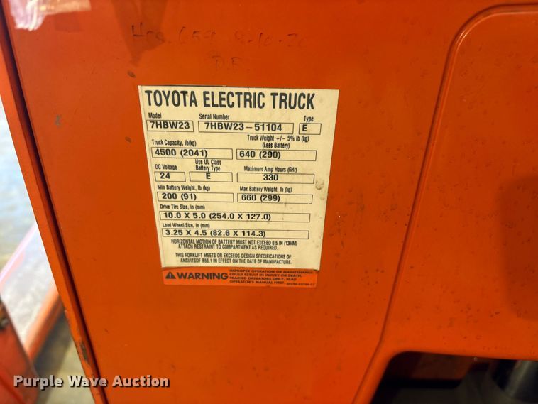 image for item ES8865 (3) Toyota pallet jacks