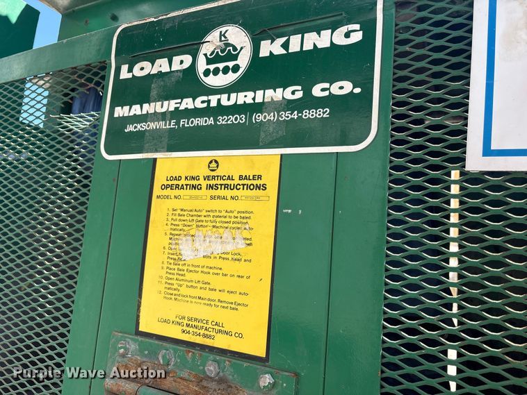 image for item ES8868 Load King HD-6030-M cardboard baler