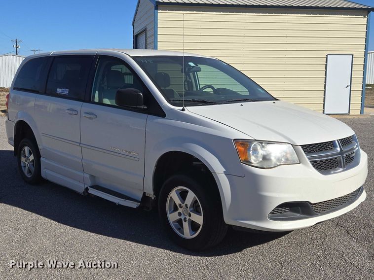 image for item ET1387 2012 Dodge Grand Caravan handicap accessible van
