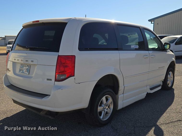image for item ET1387 2012 Dodge Grand Caravan handicap accessible van