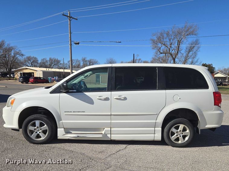 image for item ET1387 2012 Dodge Grand Caravan handicap accessible van