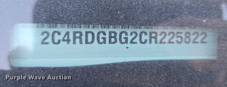 image for item ET1387 2012 Dodge Grand Caravan handicap accessible van