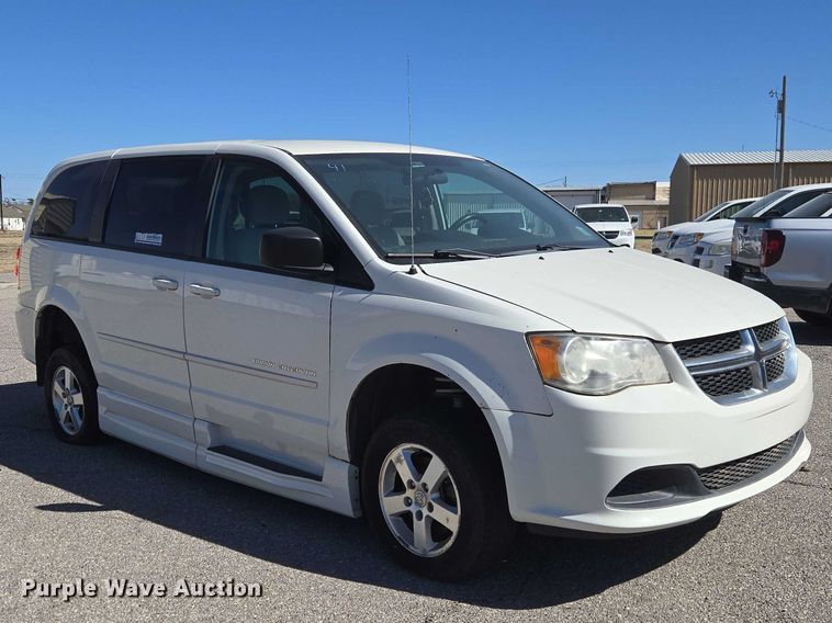image for item ET1392 2012 Dodge Grand Caravan handicap accessible van