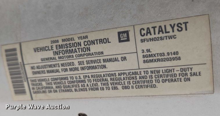 image for item ET1395 2008 Chevrolet Uplander van