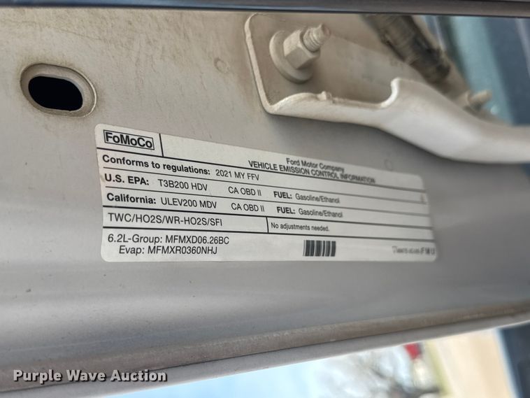 image for item ET1842 2021 Ford F250 Super Duty XL Crew Cab pickup truck