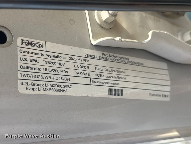 image for item ET1844 2020 Ford F250 Super Duty XL Crew Cab pickup truck