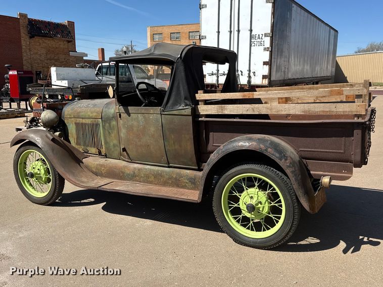image for item ET1895 1929 Ford A pickup truck