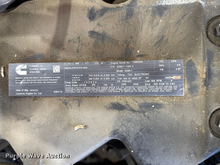 image for item ET1919 Cummins QSB6.7 engine