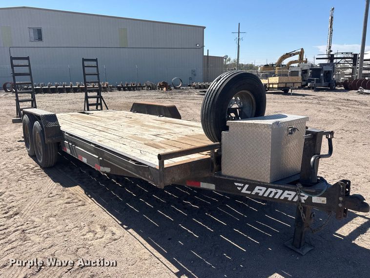image for item ET1921 2018 Lamar H6832027 equipment trailer