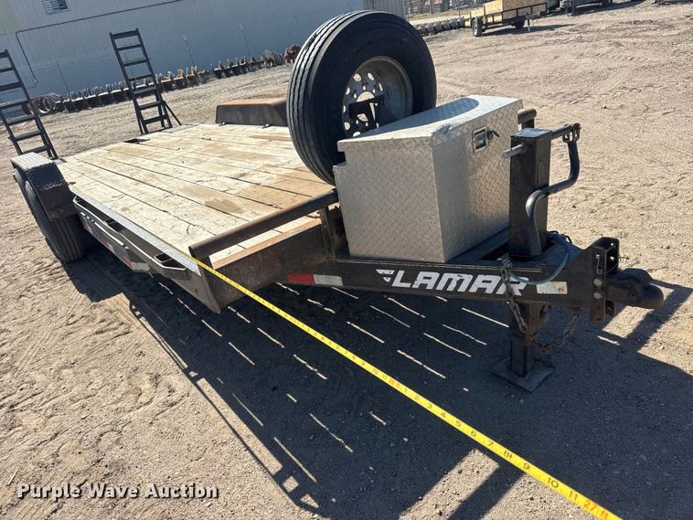 image for item ET1921 2018 Lamar H6832027 equipment trailer