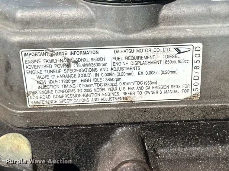 image for item ET1926 2005 Toro Workman 4300-D utility vehicle