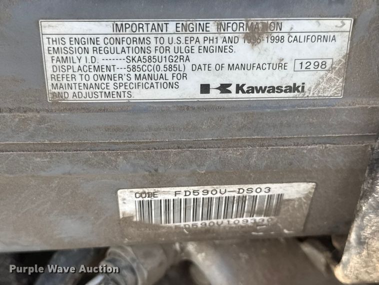 image for item ET1931 John Deere F725 lawn mower