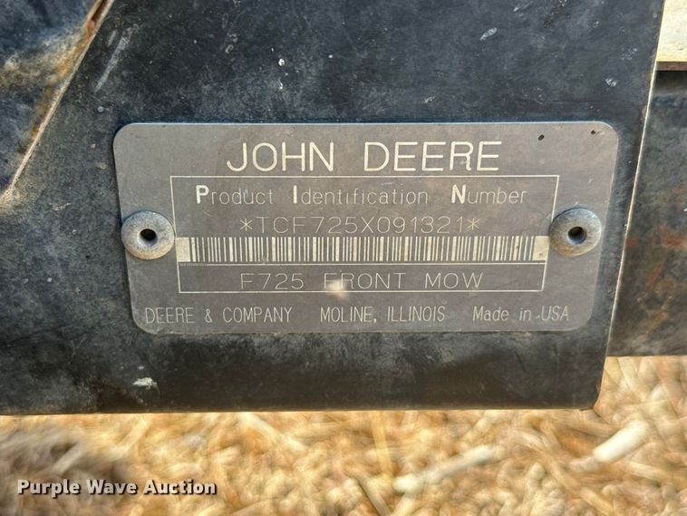 image for item ET1931 John Deere F725 lawn mower