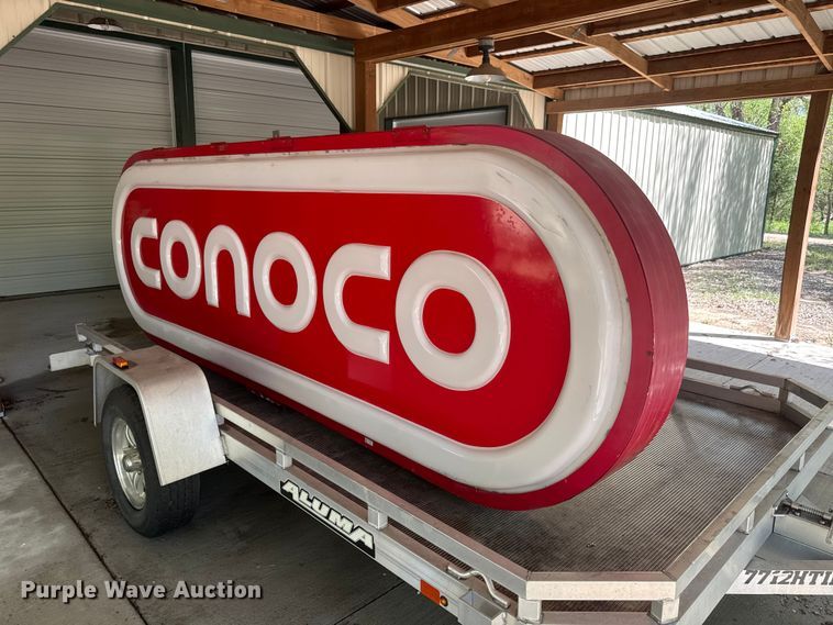 image for item ET1940 Zimmerman Sign Co. Conoco sign